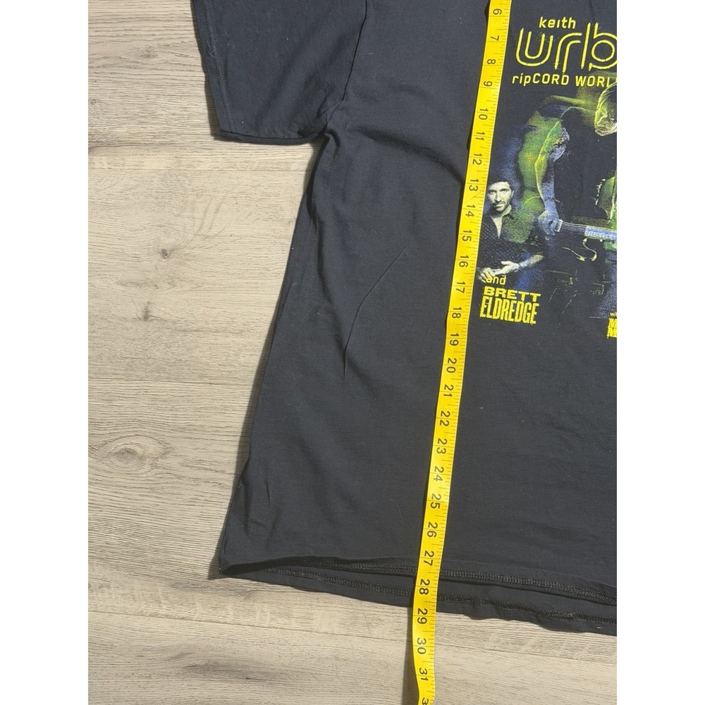 Keith Urban Ripcord World Tour 2016 T Shirt Size L Black Concert Tee Country - Picture 7 of 9